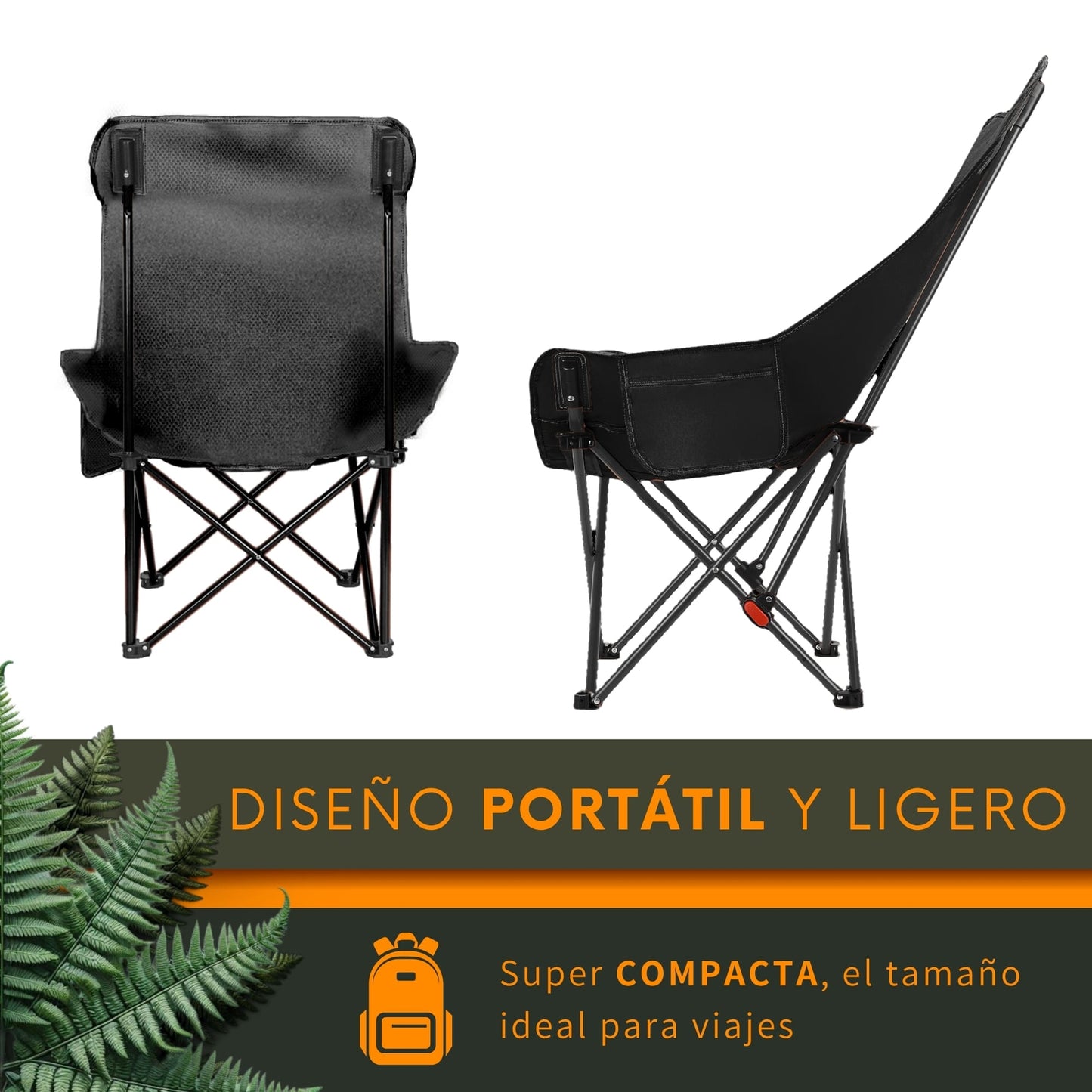 Silla Playa Plegable Camping Playa Ecomlab Para Exterior Portatil