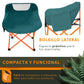 Silla Camping Plegable Ecomlab Portatil Para Exterior e Interior Ideal Playa, Picnic Extra-Cómoda GRATIS Bolsa Transportadora
