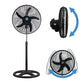 Ventilador de Pedestal Potente 3 Velocidades 18 Pulgadas Paquete 1 Pieza Ecomlab