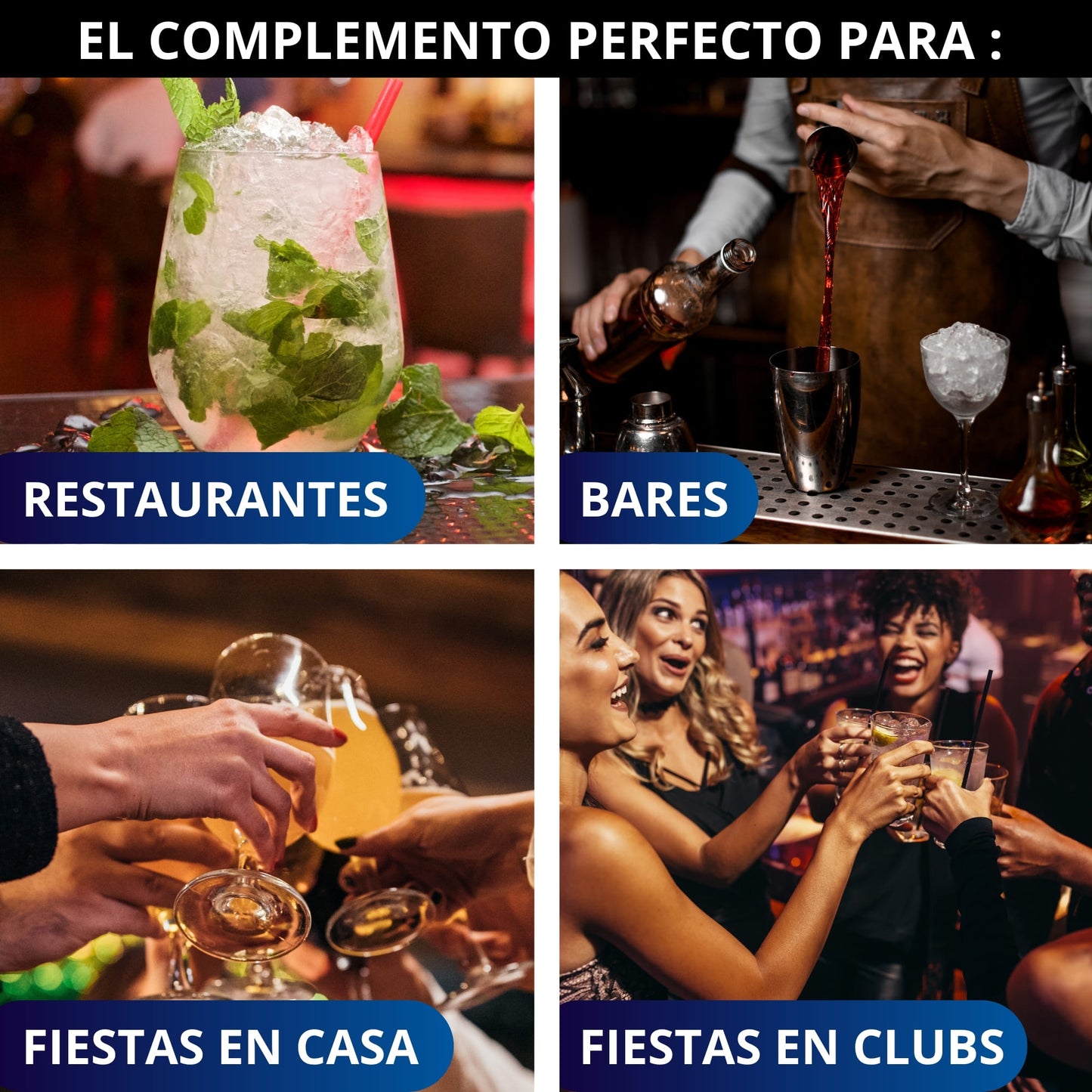 Coctelera Shaker Coctelera Ecomlab Kit Mixología Bartender