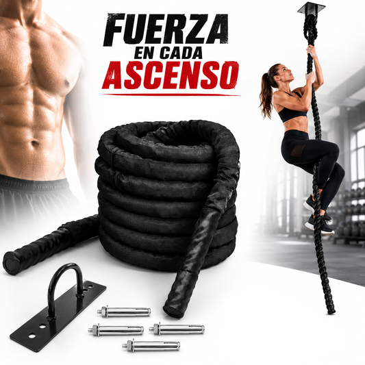 Cuerda de Azote Crossfit Nylon 9 mts Ecomlab Entrenamiento