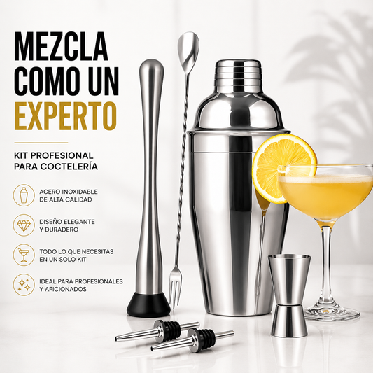 Coctelera Shaker 750ml Ecomlab Kit Bartender
