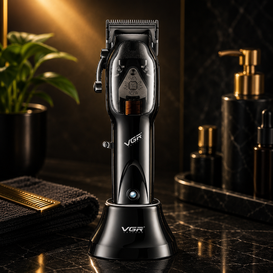 Maquina Para Cortar Cabello Pelo VGR V-653 Motor Magnético