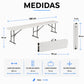 BANCA PLEGABLE DE PLASTICO ECOMLAB PORTAFOLIO 180CM HP-180CD