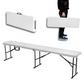 BANCA PLEGABLE DE PLASTICO ECOMLAB PORTAFOLIO 180CM HP-180CD