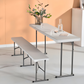BANCA PLEGABLE DE PLASTICO ECOMLAB PORTAFOLIO 180CM HP-180CD