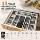 Organizador De Cubiertos Para Cajon Expansible Con Cubiertos