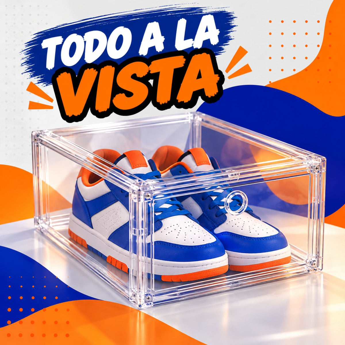 Cajas Para Zapatos Ecomlab 10 Pcs Color Transparente