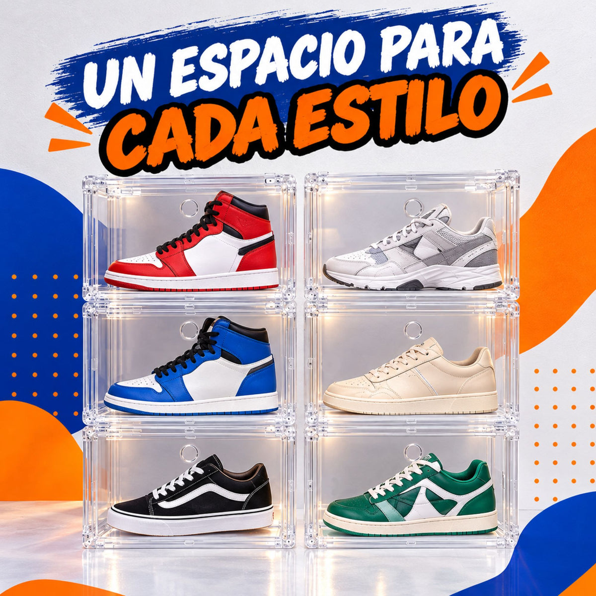 Cajas Para Zapatos Ecomlab 10 Pcs Color Transparente