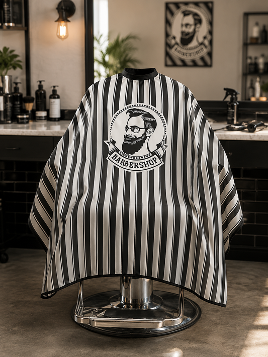 Capa Para Barberia Mandil Ecomlab Estilista Barbero Corte