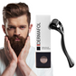 Rodillo Facial Profesional Masajeador de Titanio Negro- Rodillo con Estuche Portátil Relajación Facial y Capilar -  Dermafol - INCLUYE ESTUCHE