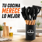 Cucharas de Silicona Set de Utensilios de Cocina 12 pcs