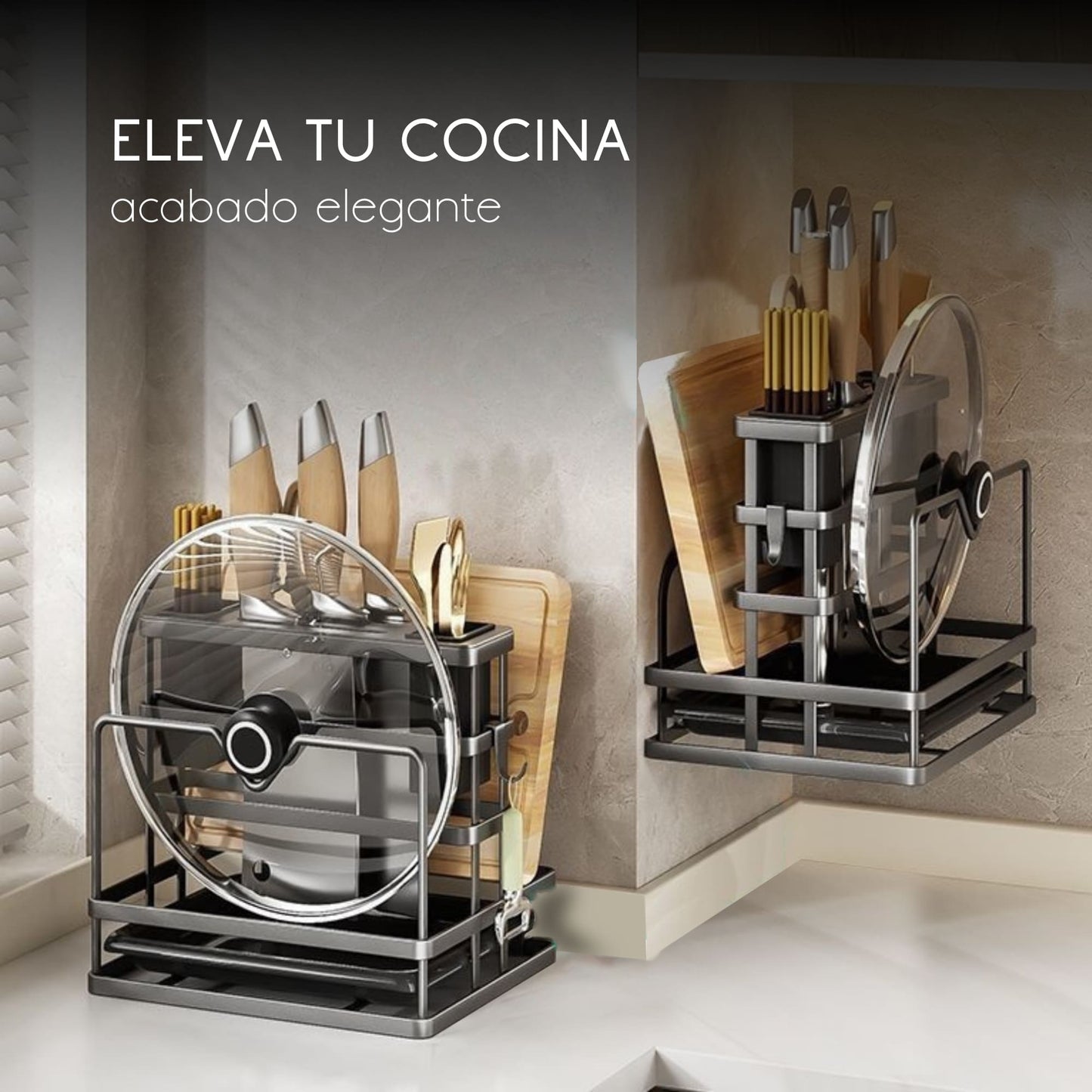 Escurridor Trastes Ecomlab 2 Portacubiertos Desmontables