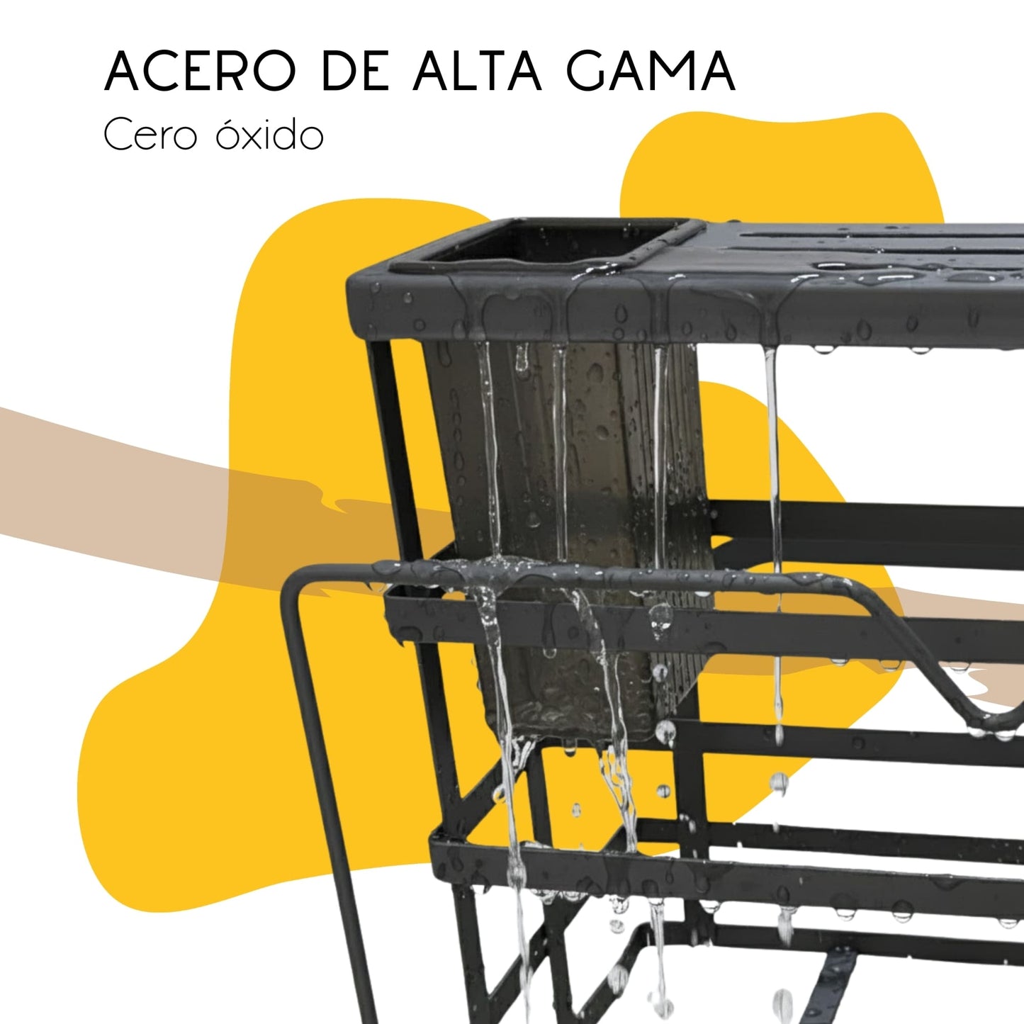 Escurridor Trastes Ecomlab 2 Portacubiertos Desmontables