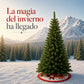 Árbol de Navidad Pino Navidad Ecomlab 800 Ramas 1.80 Mts. GRATIS PIE DE ÁRBOL NAVIDEÑO DE 90 CM.