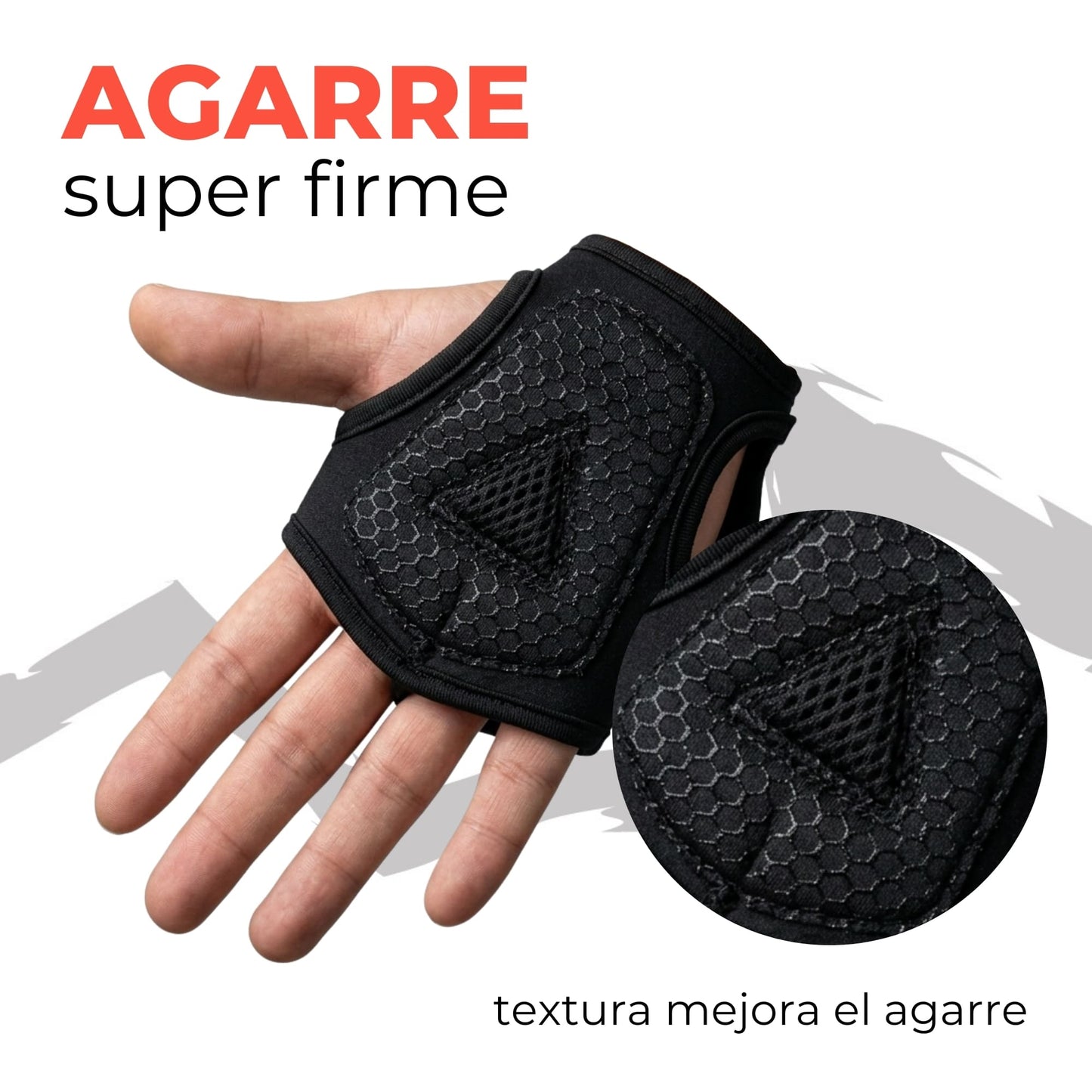 Guantes para Gym Antideslizante para Ejercicio con Pesas