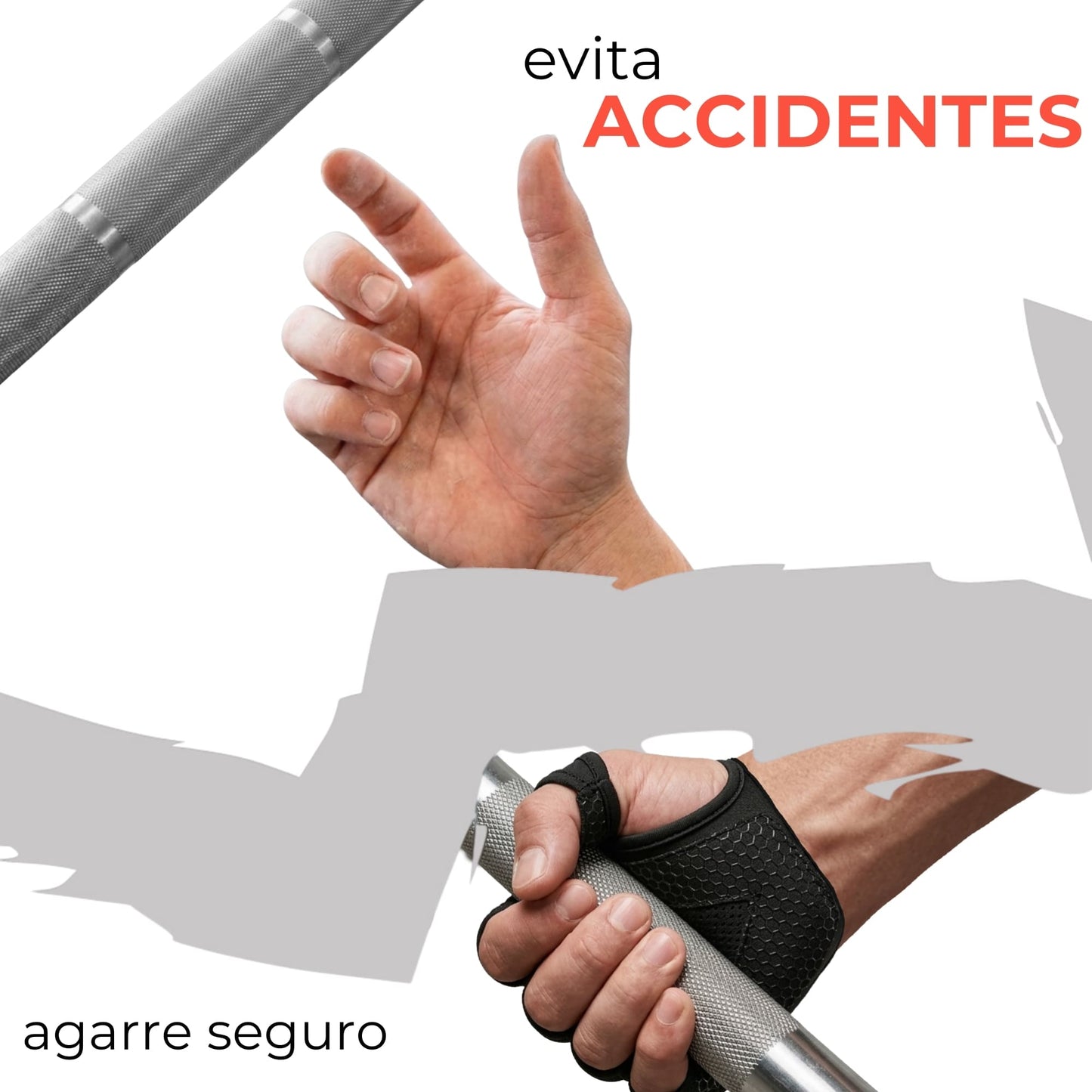Guantes para Gym Antideslizante para Ejercicio con Pesas