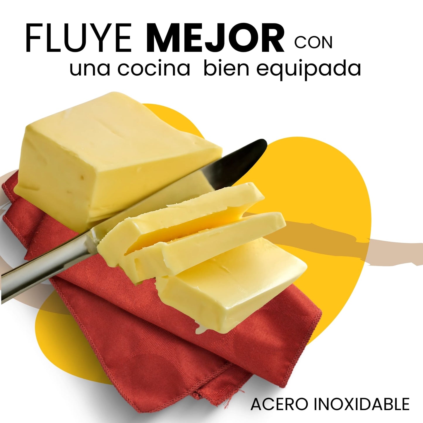 Juego de Cubiertos Acero Inoxidable Ecomlab 24 pcs y 1 Organizador