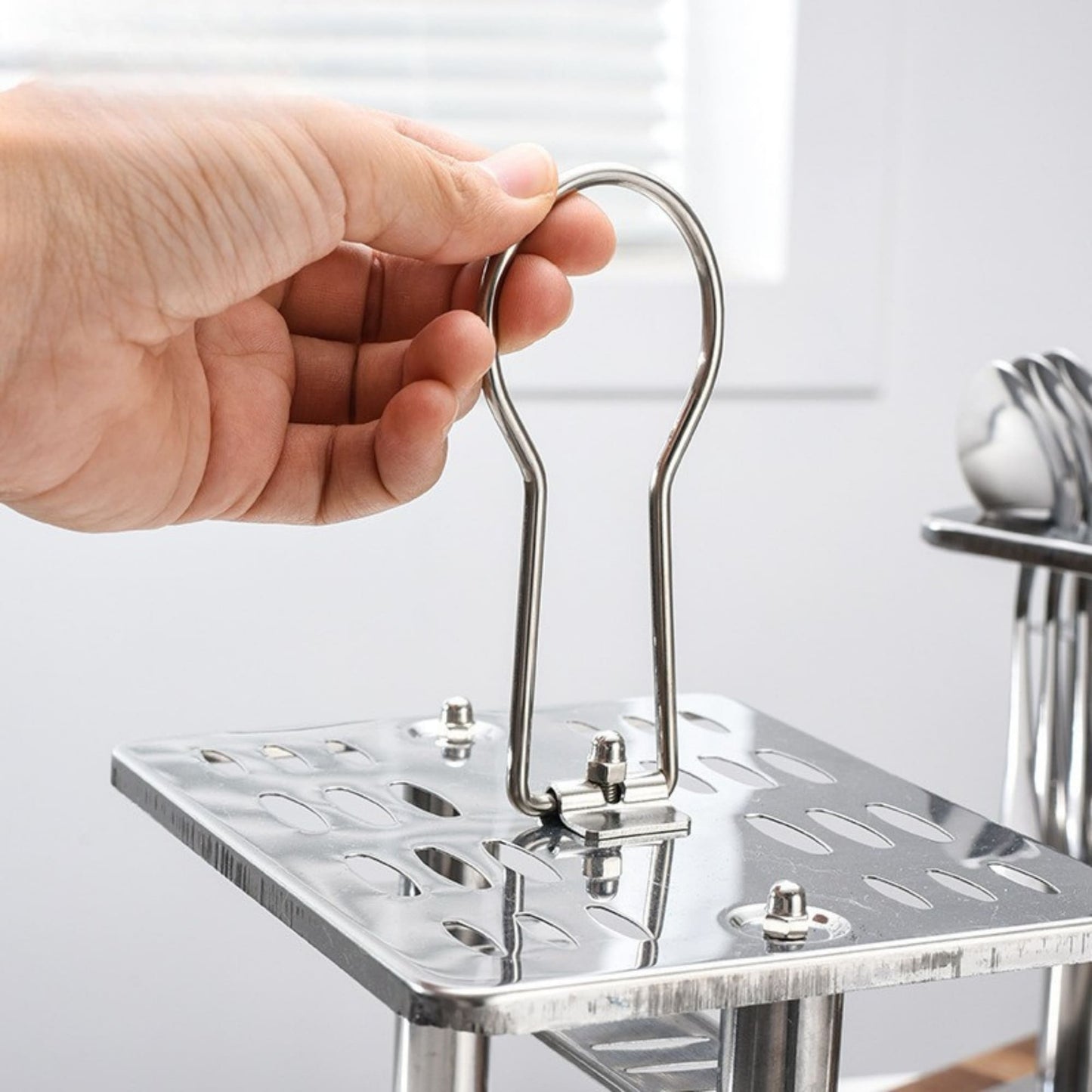 Juego de Cubiertos Acero Inoxidable Ecomlab 24 pcs y 1 Organizador
