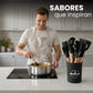 Cucharas de Silicona Set de Utensilios de Cocina 12 pcs