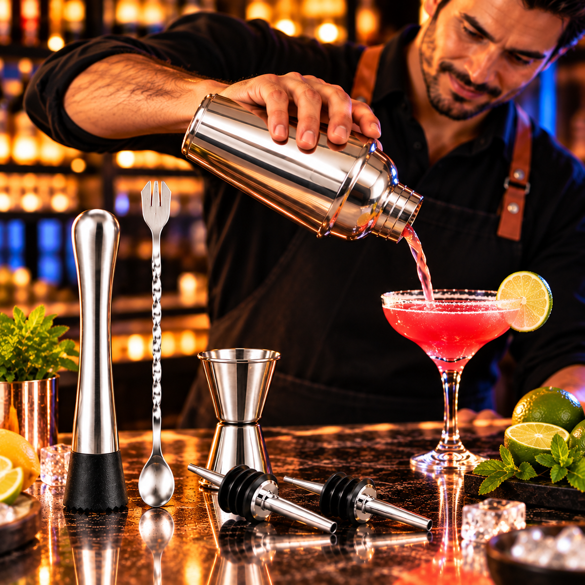 Coctelera Shaker 750ml Ecomlab Kit Bartender