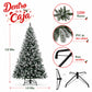 Árbol De Navidad Pino Nevado de 1.80 Mts Gratis Pie de Árbol