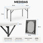 Mesa Plegable 82 CM De Plastico Ajustable Portatil HP-82C