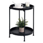MESA DE CENTRO MINIMALISTA ECOMLAB AUXILIAR DE SALA METALICA NEGRA