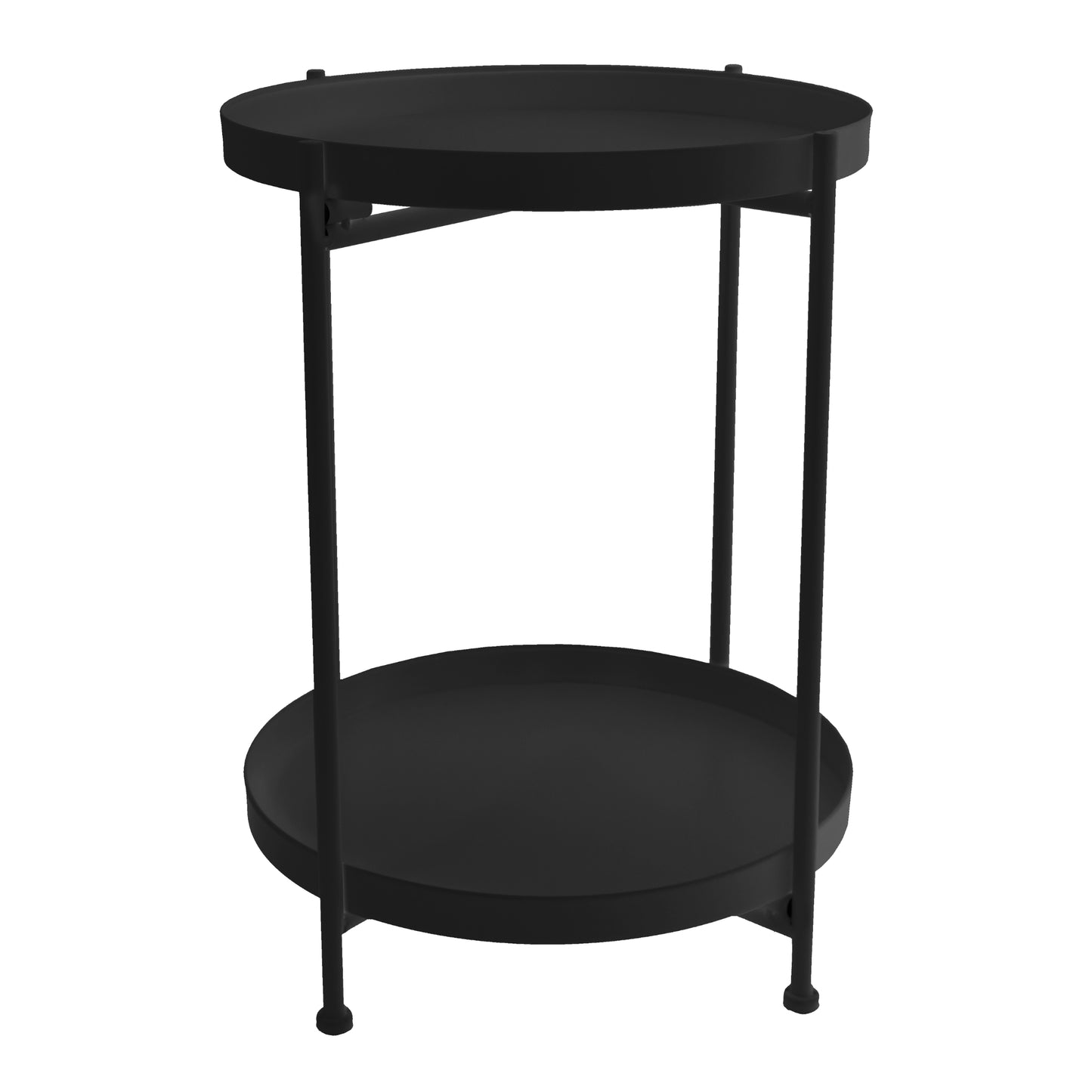 MESA DE CENTRO MINIMALISTA ECOMLAB AUXILIAR DE SALA METALICA NEGRA