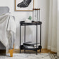 MESA DE CENTRO MINIMALISTA ECOMLAB AUXILIAR DE SALA METALICA NEGRA