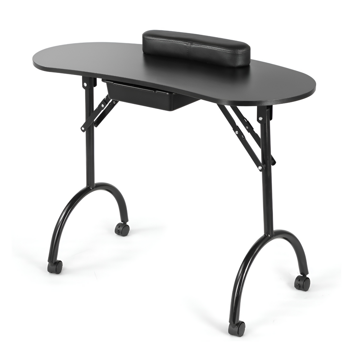 MESA PARA UÑAS MANICURE ECOMLAB PORTATIL PLEGABLE ESTÉTICA