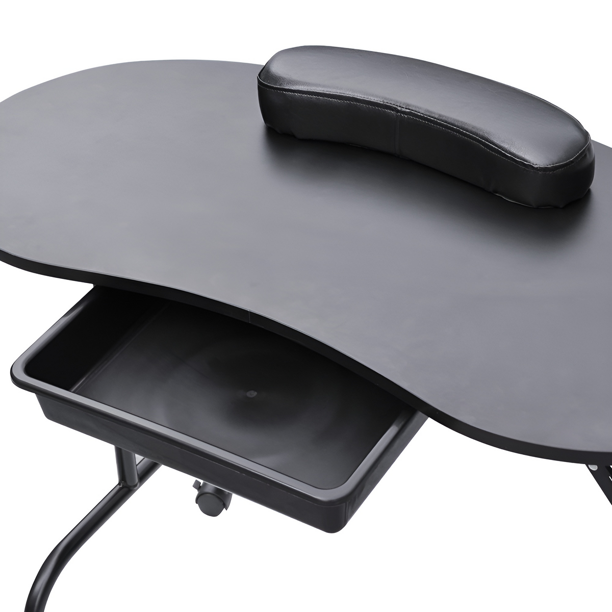 MESA PARA UÑAS MANICURE ECOMLAB PORTATIL PLEGABLE ESTÉTICA
