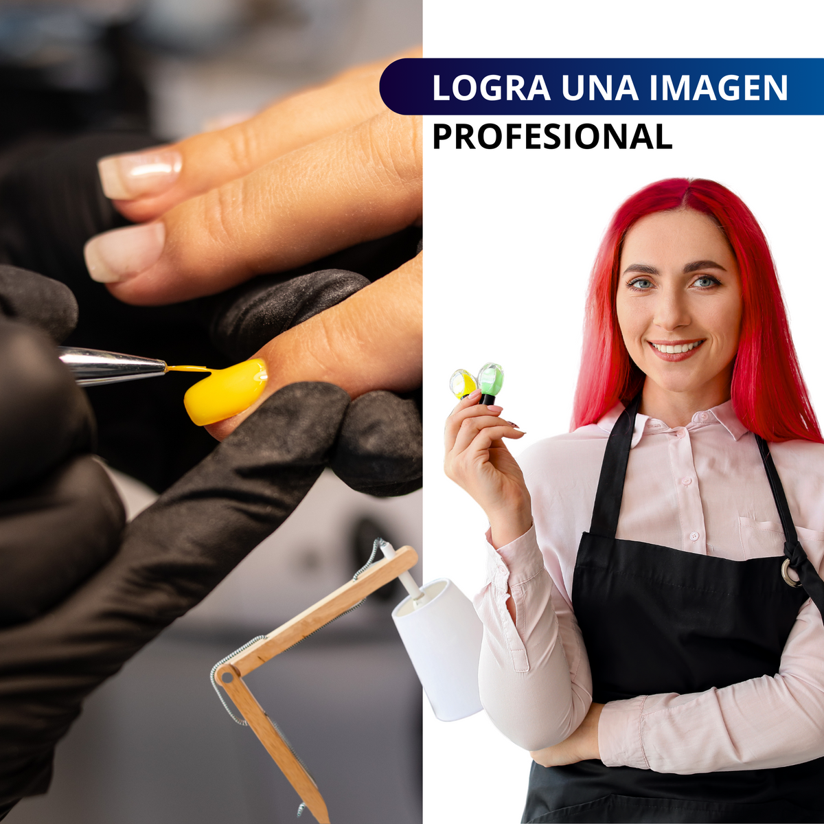 MESA PARA UÑAS MANICURE ECOMLAB PORTATIL PLEGABLE ESTÉTICA