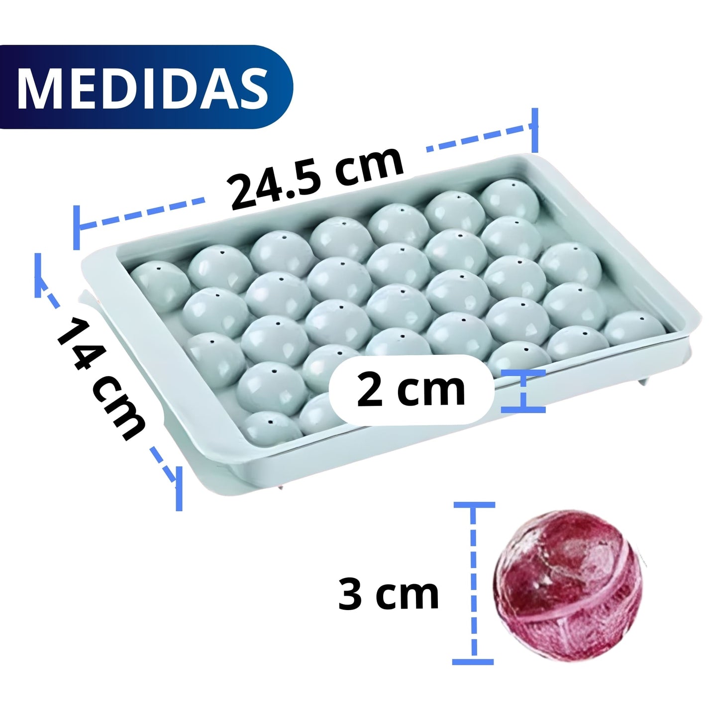 MOLDES PARA HIELOS ECOMLAB INDIVIDUAL / KIT