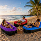 Sillon Inflable Comodo Portatil Para Playa Y Exteriores