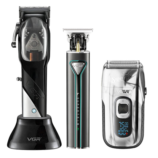 Maquina Para Cortar Cabello VGR Combo Clipper Trimmer Shaver