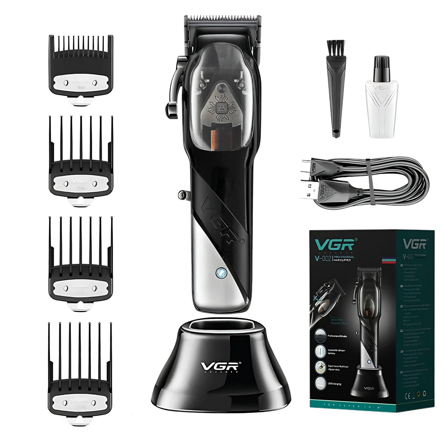Maquina Para Cortar Cabello VGR Combo Clipper Trimmer Shaver