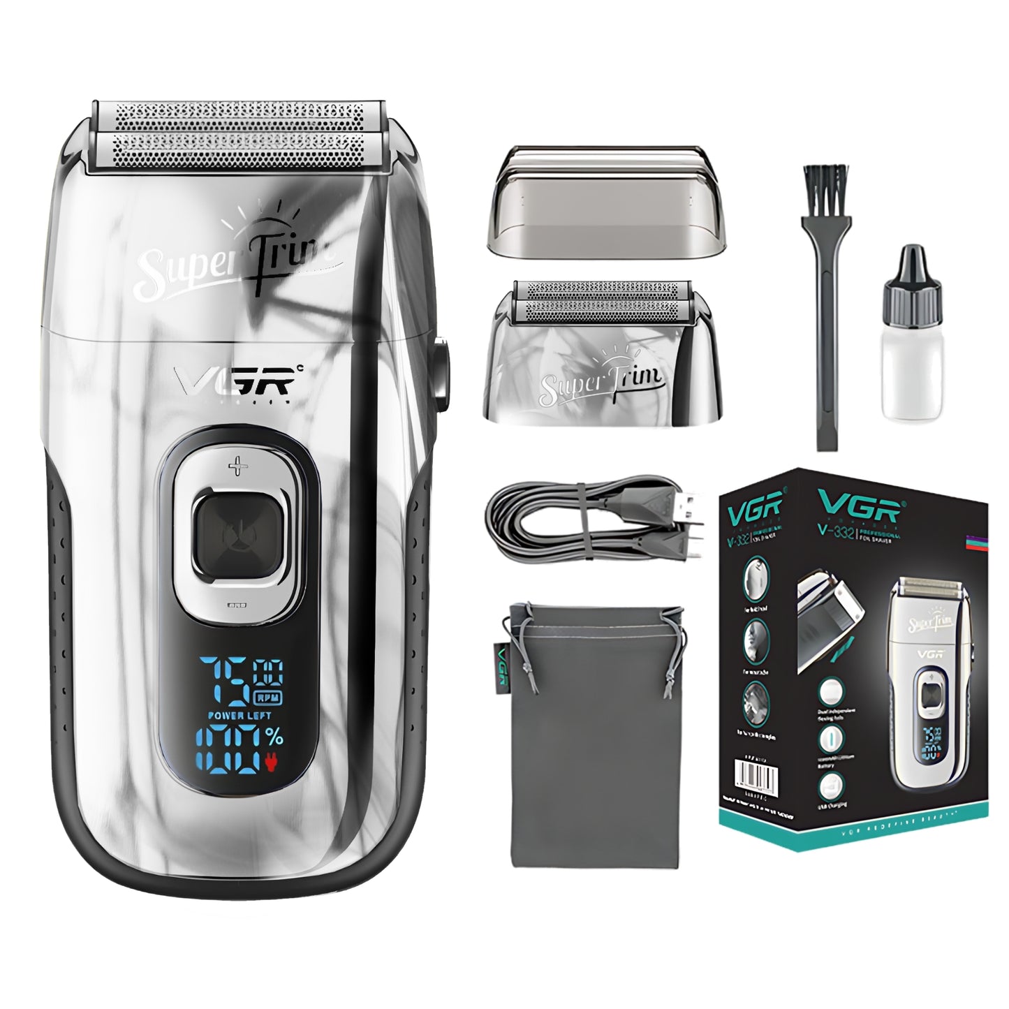 Maquina Para Cortar Cabello VGR Combo Clipper Trimmer Shaver