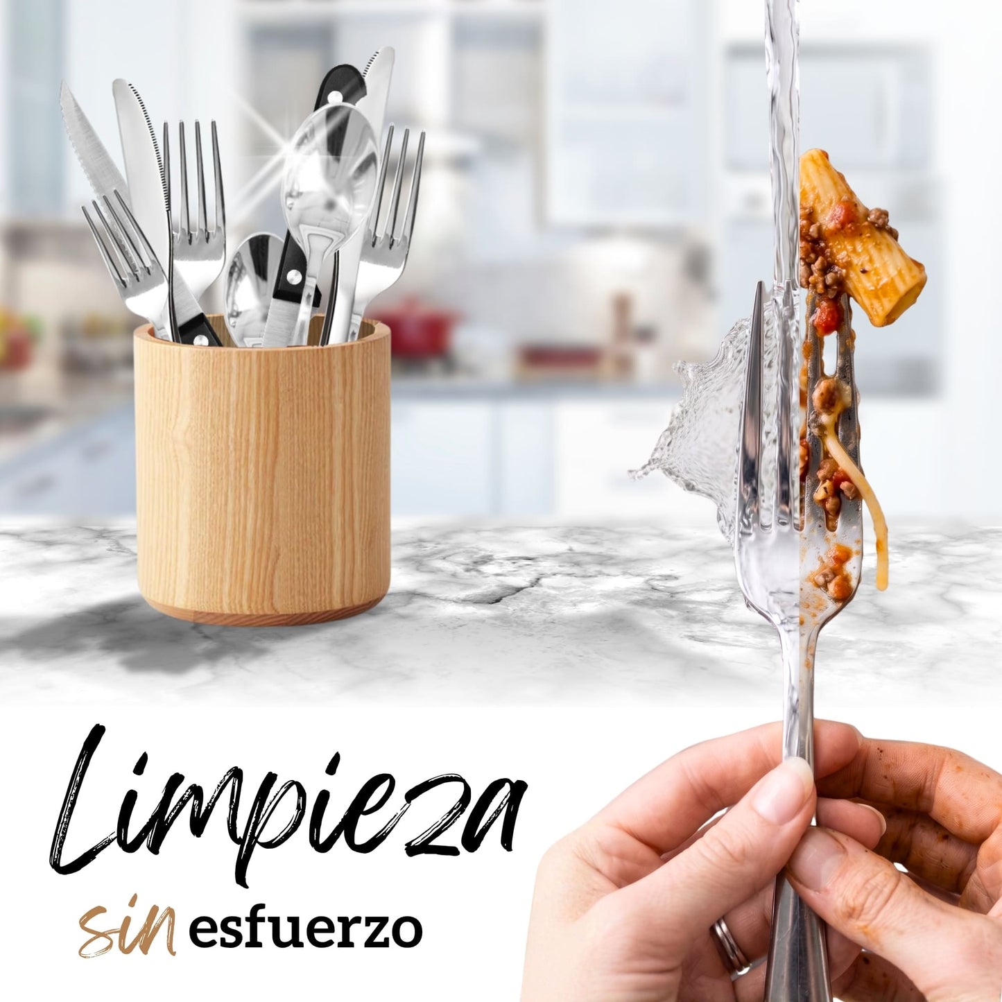 Organizador De Cubiertos Para Cajon Expansible Con Cubiertos