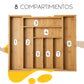 Organizador de Cubiertos Para Cajon Ecomlab Bambu Expandible