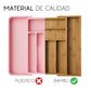 Organizador de Cubiertos Para Cajon Ecomlab Bambu Expandible