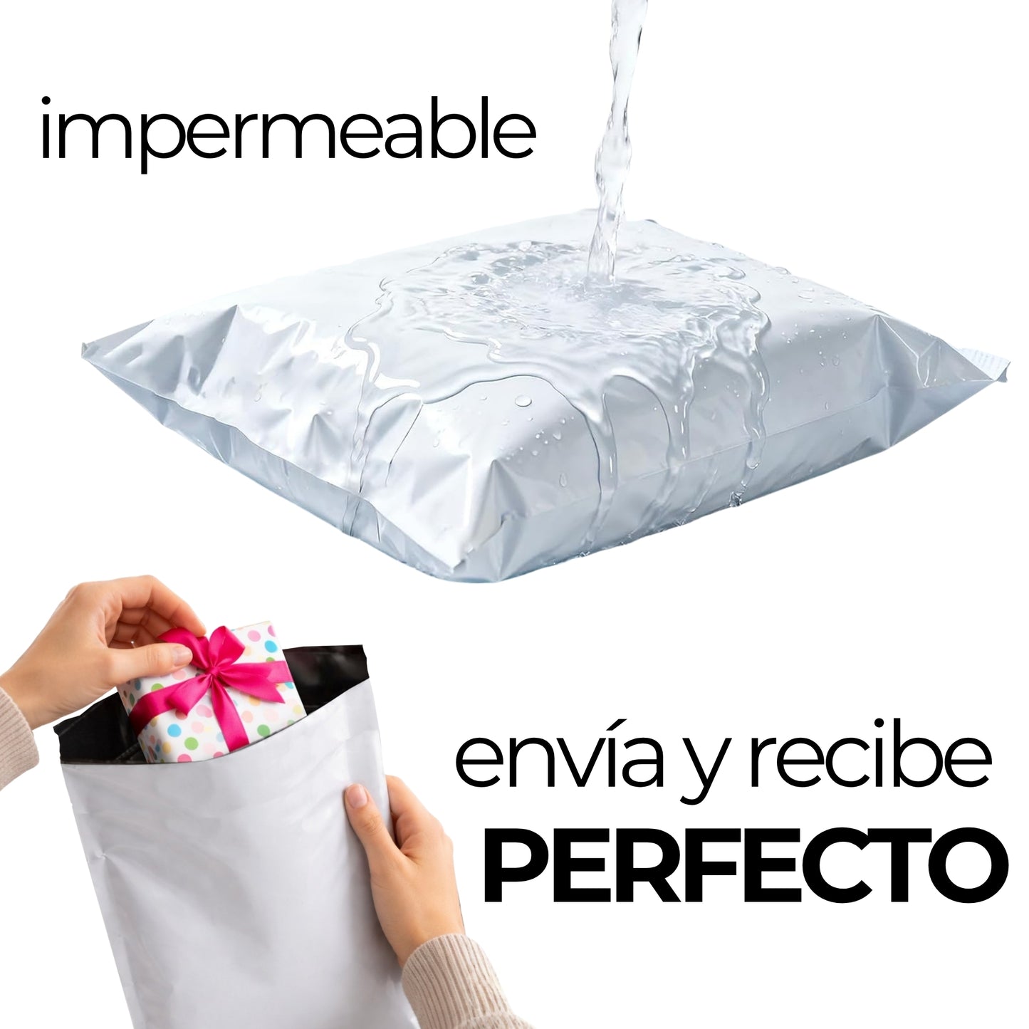 Bolsas de Envios 100 pcs Sobre de plastico de 42.5 x 28.5 cm