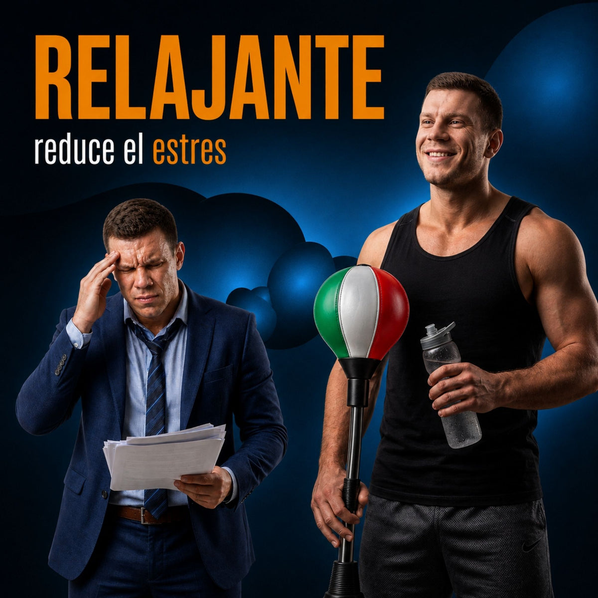 Pera De Boxeo Profesional Con Base Altura Ajustable