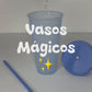 Vasos Mágicos Con Tapa y Popote Cambian de Color Ecomlab Pack 10 Pcs