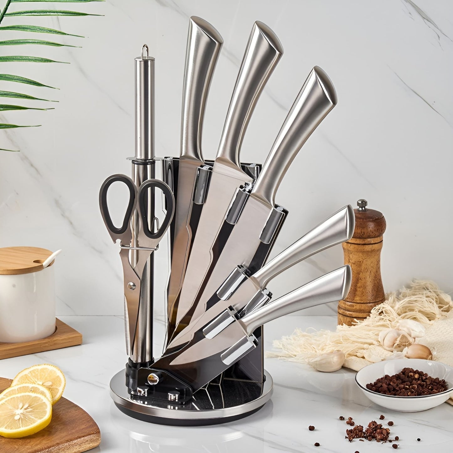 Cuchillos Para Cocina Ecomlab Profesionales Acero Inoxidable