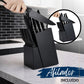 Set de Cuchillos de Cocina Ecomlab Base Madera con Afilador