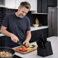 Set de Cuchillos de Cocina Ecomlab Base Madera con Afilador