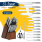 Juego de Cuchillos Para Cocina Ecomlab De Acero Inoxidable