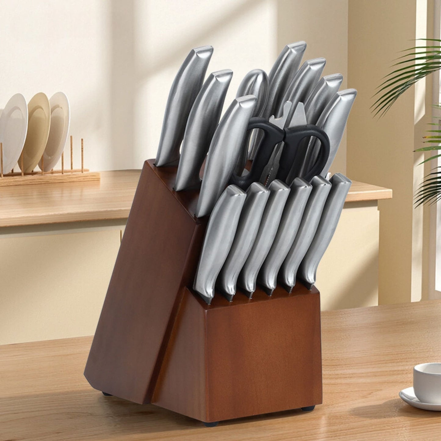 Juego de Cuchillos Para Cocina Ecomlab De Acero Inoxidable