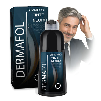 Shampoo Tinte Cabello Cubre Canas Dermafol 500ML
